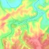 Steelville topographic map, elevation, terrain
