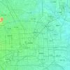 Chaoyang topographic map, elevation, terrain