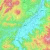 Nagano topographic map, elevation, terrain