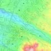 Castano Robledo topographic map, elevation, terrain