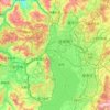 Xishan District topographic map, elevation, terrain