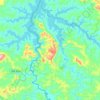 Barão de Antonina topographic map, elevation, terrain