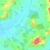 Canon Frome topographic map, elevation, terrain