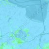 Oldambt topographic map, elevation, terrain