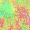 Shire of Mansfield topographic map, elevation, terrain