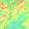 Lenoir City topographic map, elevation, terrain