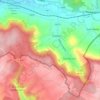 Ruette topographic map, elevation, terrain