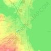 Oshkosh topographic map, elevation, terrain