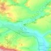 Емельяново topographic map, elevation, terrain