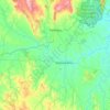 Tanhaçu topographic map, elevation, terrain