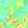 Freiria topographic map, elevation, terrain
