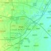 清苑镇 topographic map, elevation, terrain