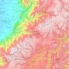 Cañar topographic map, elevation, terrain
