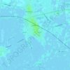 Zuidhorn topographic map, elevation, terrain