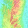 Santa Rosa del Sur topographic map, elevation, terrain