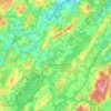 Lafayette Township topographic map, elevation, terrain