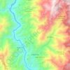Liborina topographic map, elevation, terrain