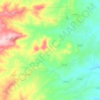 Greater Letaba Ward 13 topographic map, elevation, terrain