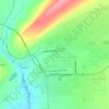 Gobabis topographic map, elevation, terrain