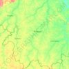 Bougouni Cercle topographic map, elevation, terrain