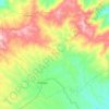 Chinique topographic map, elevation, terrain