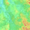 Val topographic map, elevation, terrain