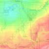 Flint River topographic map, elevation, terrain