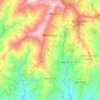 Moclinejo topographic map, elevation, terrain