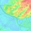 Bremen-Nord topographic map, elevation, terrain
