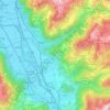 Ollon VD topographic map, elevation, terrain