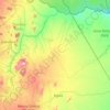 Mwingi North topographic map, elevation, terrain