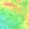 Sainte-Gemme topographic map, elevation, terrain