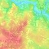 Monnières topographic map, elevation, terrain