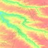 Тихонькая topographic map, elevation, terrain