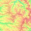 Покровский район topographic map, elevation, terrain