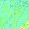 Bangor Township topographic map, elevation, terrain