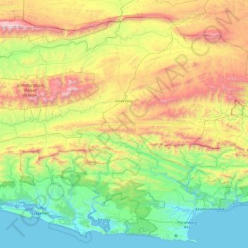 George Ward 24 topographic map, elevation, terrain