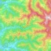 Valbrevenna topographic map, elevation, terrain