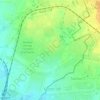 Ward 25 topographic map, elevation, terrain