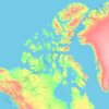 ᕿᑭᖅᑖᓗᒃ Qikiqtaaluk Region topographic map, elevation, terrain