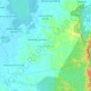 Mukim Lamunin topographic map, elevation, terrain