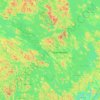 Savonlinna topographic map, elevation, terrain