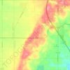 Town of Coloma topographic map, elevation, terrain