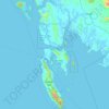 อำเภอเกาะลันตา topographic map, elevation, terrain