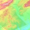 Bouhmama topographic map, elevation, terrain