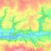 Pont-Croix topographic map, elevation, terrain