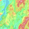 Benson topographic map, elevation, terrain