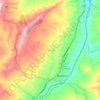 Barbosa topographic map, elevation, terrain