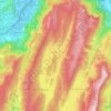 Autrans-Méaudre en Vercors topographic map, elevation, terrain