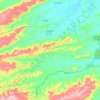 Granjeiro topographic map, elevation, terrain